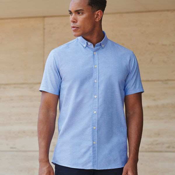 Modern Short Sleeve Oxford Shirt Thumbnail